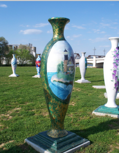 Large Zanesville Vase